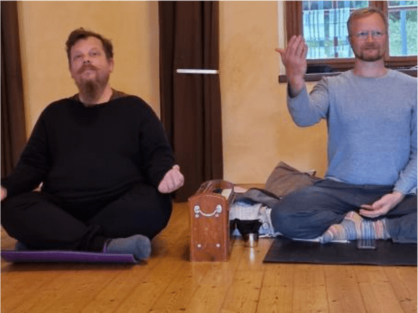 Meditationslehrer Narada und Uli